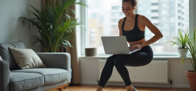 Comment pratiquer le sport en ligne facilement depuis chez soi et rester motivé